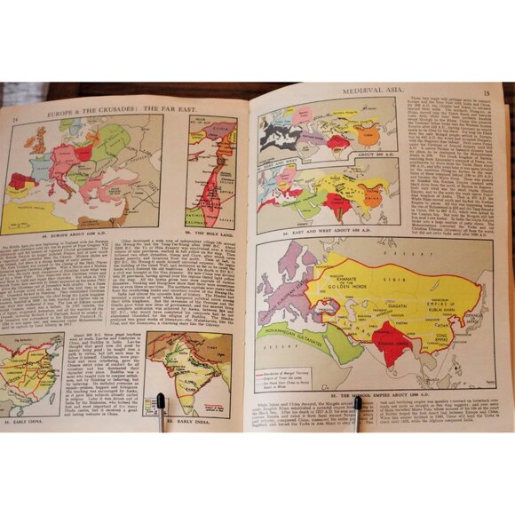 1950s Atlas, History Teaching Atlas: British and World History, Wheaton 1955 - Picture 5 of 8